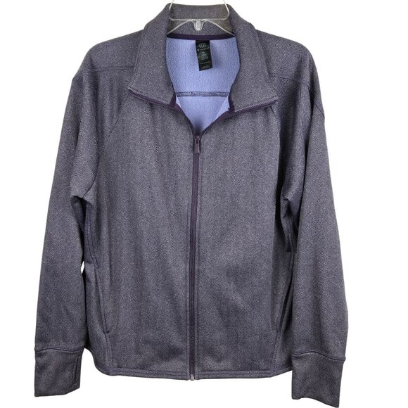 Womens Sporty Outdoor Runners Rain Wind Breaker Sweater Jacket Champion XL Grey - Picture 2 of 11